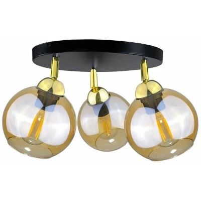 Image of Thea Ceiling Spotlight Clusters Gold, 30cm, 3x E27