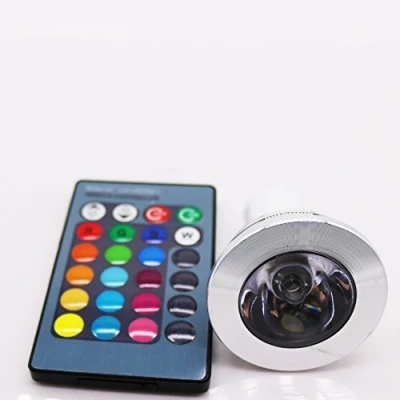 Image of Color Lighting Dimmable GU10 LED Bulbs RGB 3W Spot Light Bulb, 16 Changing, with Remote Control Energy Saving Lamp AC 85 265V, 2 Pack