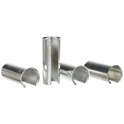 Image of Prophete Adjustable Seat Post Shim (Pack of 4) Silver(Grey)