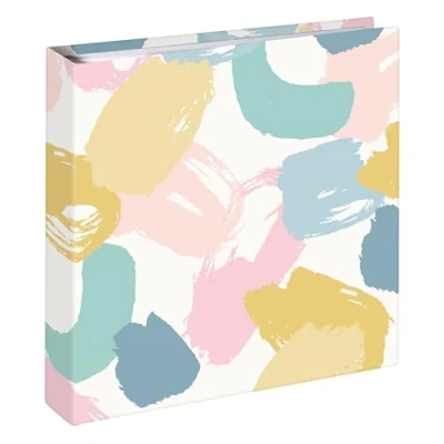 Image of Robert Frederick Photo Album Holds 100 6x4 photos Pastel design