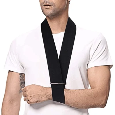 Image of supregear Foam Arm Sling, Lightweight Comfortable Neck Support Collar Immobilizer Simple and Cuff Sling Breathable Medical Shoulder for Injured Arm/Hand/Elbow