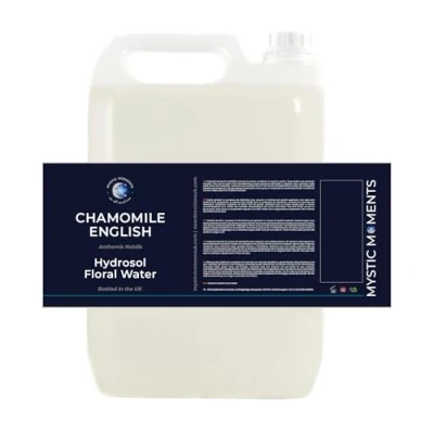 Image of Mystic Moments English Chamomile Natural Hydrosol Floral Water 5 litres Perfect for Skin, Face, Body &amp; Homemade Beauty Products Vegan GMO Free