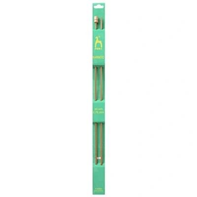 Image of Pony Single Ended Bamboo Knitting Pins, Multi Colour, 2.75mm