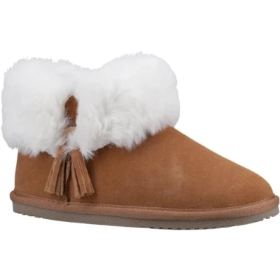 Image of Hush Puppies Women&#039;s Ayana Slippers, Tan, 7 UK