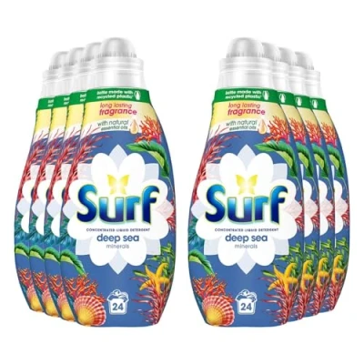 Image of Surf Deep Sea Minerals Concentrated Liquid Laundry Detergent infused with natural essential oils for fresh and clean washing 8x 24 washes (192 washes)