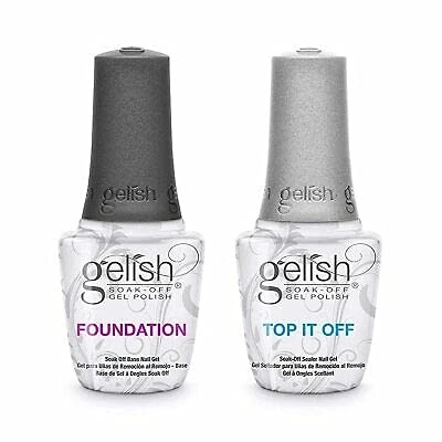 Image of Gelish Dynamic Duo Foundation Base Coat &amp; Top It Off Coat, 30 ml