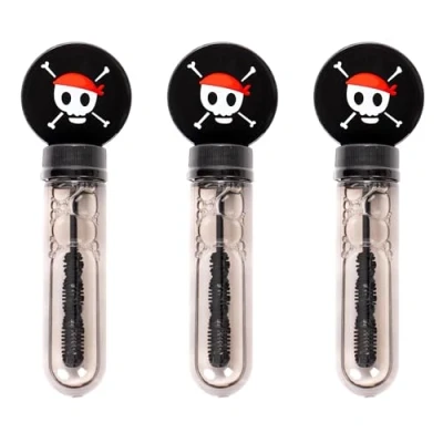Image of Toyseum 24 x Pirate Bubble Wands, Ideal Party Bag Fillers for Kids, Large 3 Holed Wands Boys or Girls Birthday Parties, Fun Favours and Goody Fillers, Long Lasting Solution, Pack of