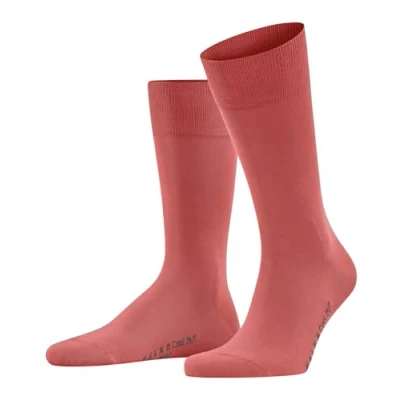 Image of FALKE Men&#039;s Cool 24/7 M SO Cotton Plain 1 Pair Socks, Red (Lobster 8862) new eco friendly, 7 8
