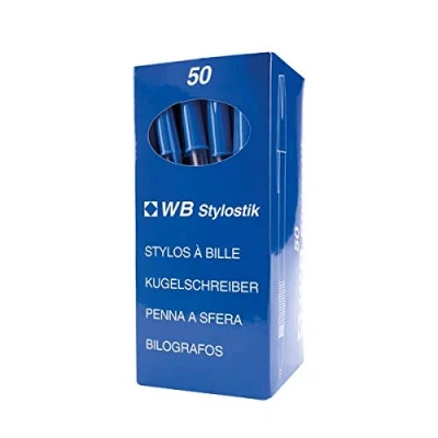 Image of Blue Medium Ballpoint Pens [Pack of 50]