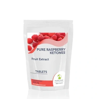 Image of Raspberry Ketones 1000mg 120 Tablets Natural Fat Burner &amp; Weight Loss Support Supplement