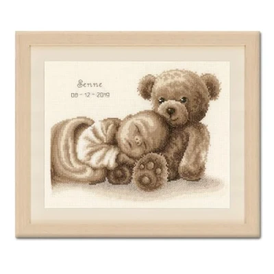 Image of Vervaco Counted Cross Stitch Kit: Sweet Dreams, Cotton, NA, 28 x 22cm
