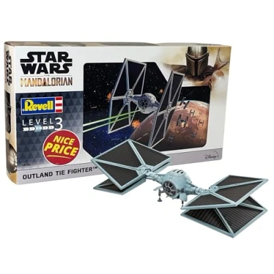 Image of Revell 06782 Star Wars: The Mandalorian Outland TIE Fighter™ (3 Possible Build Configurations) 1:65 Scale Unbuilt/Unpainted Plastic Model Kit