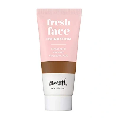 Image of Barry M Cosmetics Fresh Face Lightweight Liquid Foundation Infused With Hyaluronic Acid And Vitamin C, Shade 16