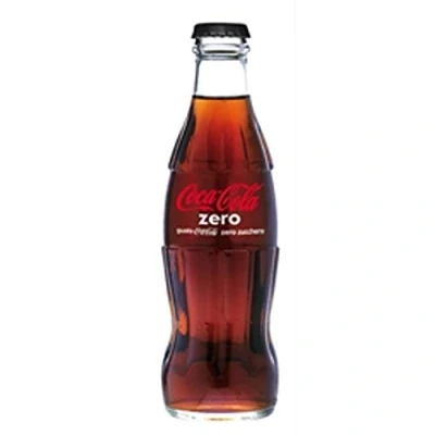 Image of 24x Coca Cola Zero Zuccheri Italian Non Alcoholic Drink Without sugars Glass Bottle 330ml Softdrink