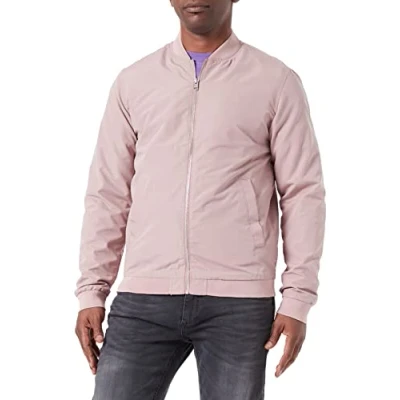 Image of JACK &amp; JONES Men&#039;s Jjeroy Bomber Jacket, Deauville Mauve, S