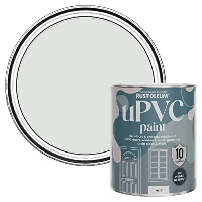 Image of Rust Oleum Grey uPVC Door and Window Paint in Matt Finish Library 750ml