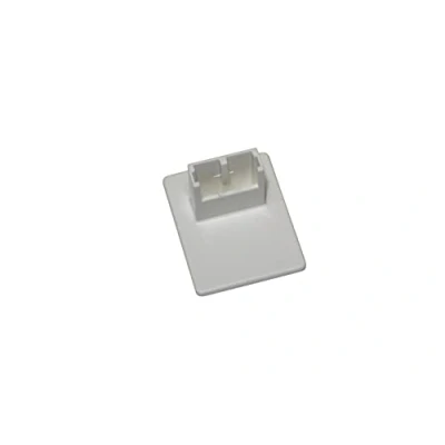 Image of Gardinia adhesive carrier for Easyfix pleated blinds with 2 control rails, 4 pieces, plastic, white