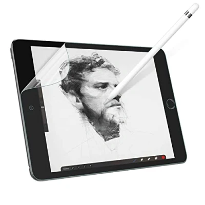 Image of MoKo Like Paper Screen Protector Compatible with iPad Mini 5, [Like Film Writing] Anti Glare PET Clear Fit New (5th Generation) 7.9&quot; 2019 Tablet Matte