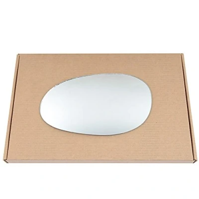 Image of Less4spares Wing Mirror Glass Left Compatible with Smart City Coupe Fortwo 1998 2007 STICK ON Passenger Near Side Convex