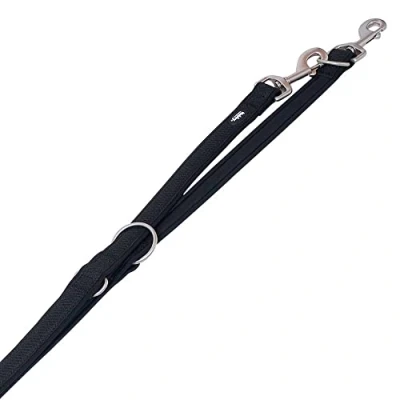 Image of Nobby Mesh Preno Dog Lead Length 200 cm Width 25/35 mm Black