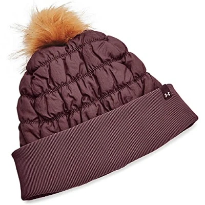 Image of Under Armour Mens Storm Insulated Beanie Hat Ash Plum One Size