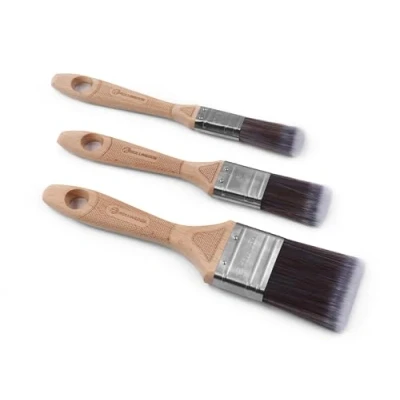Image of ROLLINGDOG Paint Brush Set Cutting in for Small Skirting Board Wall Ceiling Edging Trim Detail painting(20+30+50mm)
