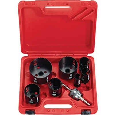 Image of Hilti 2261212 HS MU Hole Saw P Kit, Diameters: 22, 29, 35, 44, 51, 64 and 76 mm with case