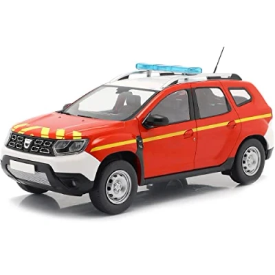 Image of Solido S1804605 1:18 2021 Dacia Duster MK2 SDIS Collectible Miniature car, Red/Blue