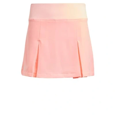 Image of adidas Performance CLUB Pleat Sports skirt for kids, Size: 13 14y, Pink spark
