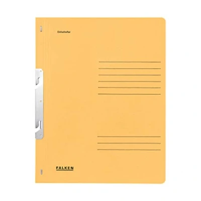 Image of Exacompta Ref 80000953001F FALKEN Hook in Bottom Up Flat Files A4 (210 x 297mm) Size, Blue Angel Certified, 250gsm Recycled Manilla Buff (Pack of 50)