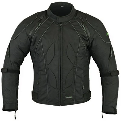 Image of RIDEX Mens CJ2 Motorbike Motorcycle Jacket Windproof/Waterproof With CE Armours (Large)