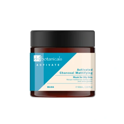 Image of Dr. Botanicals Unisex Dr Activate Charcoal Mattifying Mask for Oily Skin 60ml One Size