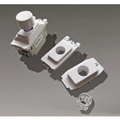 Image of Varilight GJP100W.MG Dimmer Module Multi Grid MK &amp; Others, White PVC