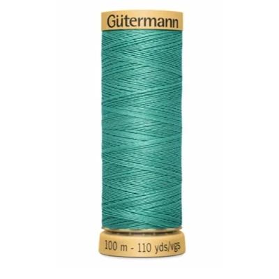 Image of Gütermann GNE50 7745 Sewing Thread, Cotton, 7745, Green, 100 m