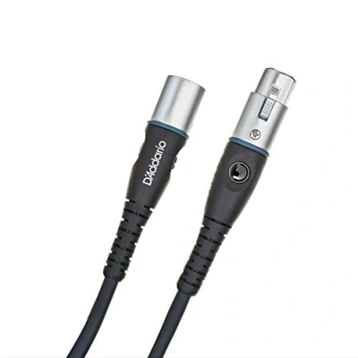 Image of D&#039;Addario Microphone Cable XLR Shielded for Noise Reduction Male to Female Custom Series 5 Feet/1.52 Meters 1 Pack