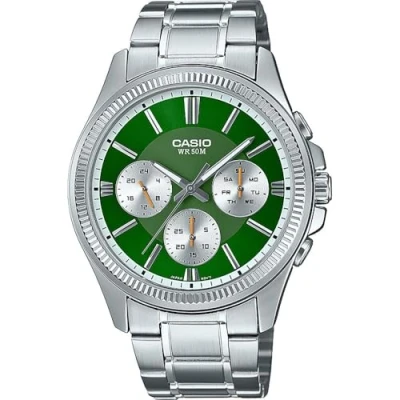 Image of Casio Watch, Men&#039;s, Size: One Size, Green