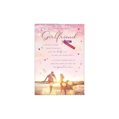Image of Avant Garde Studios Valentines Day Card, Girlfriend 10 x 7 inches