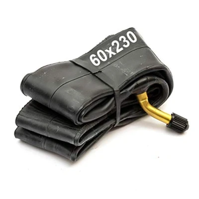 Image of Inner Tube 60 x 230 Bent Angled Valve 60x230 Wheel Pushchair Pram Stroller Buggy