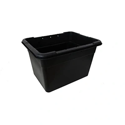 Image of Allgreen Straight Grab Box 55L Black