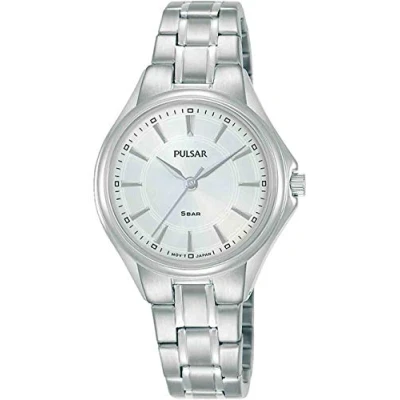 Image of Pulsar Women Analogue Quartz Watch with Stainless Steel Strap PH8495X1