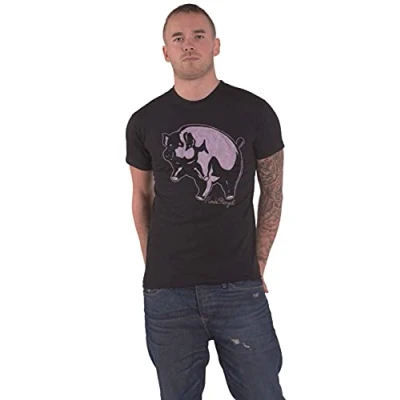 Image of Pink Floyd Men&#039;s Pig Short Sleeve T Shirt, Black, XX Large