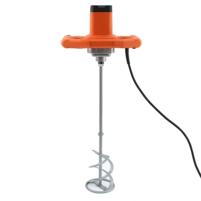 Image of T Mech Hand Held Electric Paddle Mixer 1600W Plaster Mixing Tool Paint Stirrer M14 140mm 230v 13A UK Plug