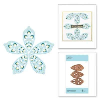 Image of Spellbinders Etched Dies Die D Lites Kaleidoscope Petals