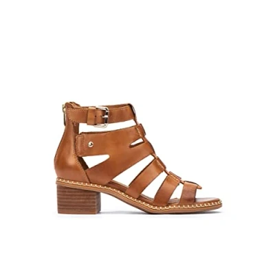 Image of Blanes Leather Women&#039;s Gladiater Heel Sandals