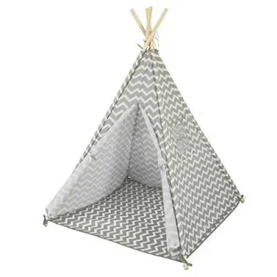 Image of SoBuy® OSS03, Children Play Tent Playhouse Kids Teepee Tipi with Floor Mat