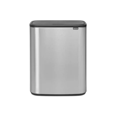 Image of Brabantia Bo touch Bin 60L Inner Bucket (Matt Steel Fingerprint Proof) Large Waste Kitchen Soft
