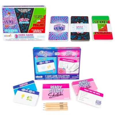 Image of abeec Family Card Game Bundle, Includes A 2 Pack Of Our Classic Collections &amp; Games Collection, Great For Travel Nights