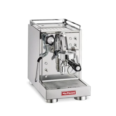 Image of La Pavoni LPSMCS01EU Semi Professional Coffee Machine, Stainless Steel, Silver
