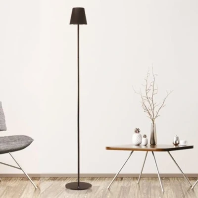 Image of BEPER P201UTP403 Floor Adjustable Height, Desk 2.3W, Rechargeable Table lamp USB Type C Cable, 3 Shades of Light, Rust, 2.3 W