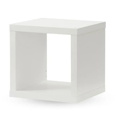 Image of MAC KALLAX 1 Shelving Unit, Cube Storage Square Unit Large Solution Perfect For Basket or Boxes, Home, Office Furniture, Living Room, 42x41 CM (White)